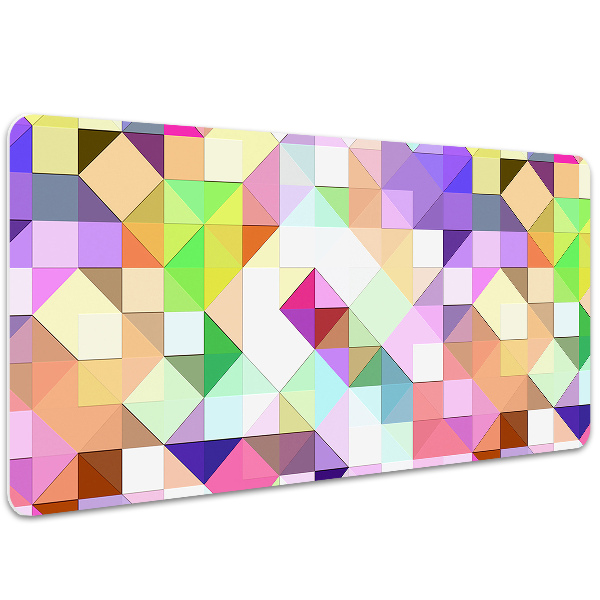 Matta skrivbord Färgglad mosaik
