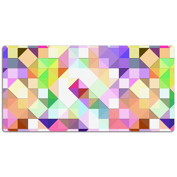 Matta skrivbord Färgglad mosaik