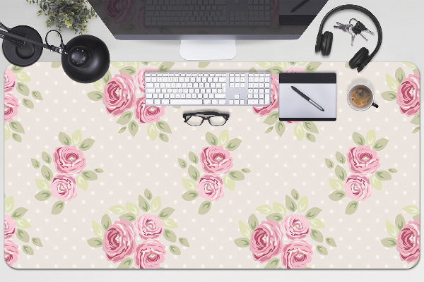 Matta skrivbord Engelska rosor