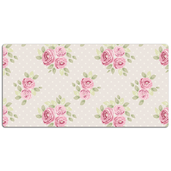 Matta skrivbord Engelska rosor