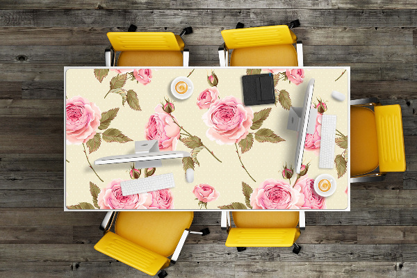 Matta skrivbord Engelska rosor
