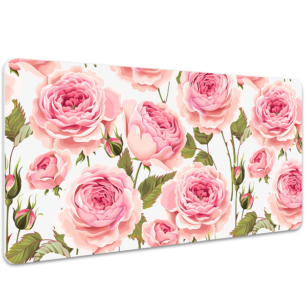 Matta skrivbord Vackra rosor