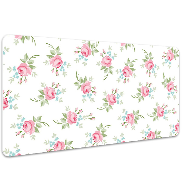 Matta skrivbord Små blommor