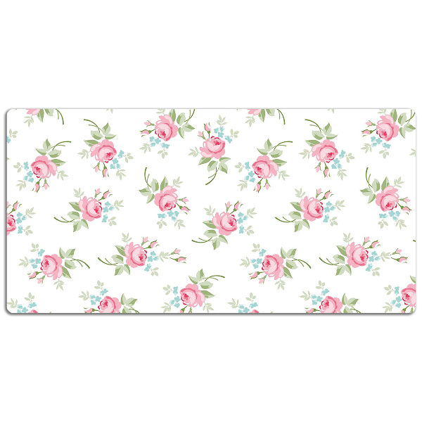 Matta skrivbord Små blommor