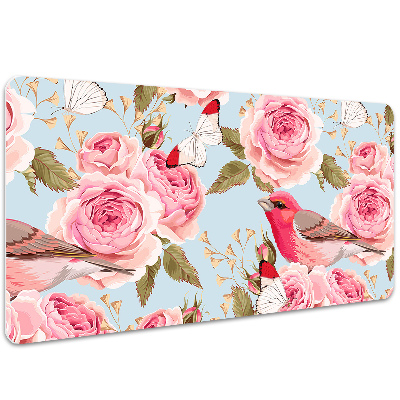 Matta skrivbord Engelska rosor