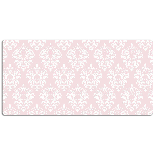Matta skrivbord Rosa damast