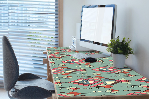Matta skrivbord Aztekmönster