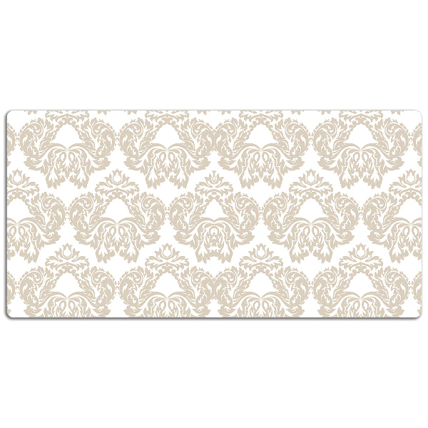 Matta skrivbord Blommönster