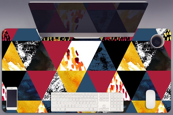 Matta skrivbord Mosaik av trianglar