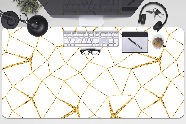 Matta skrivbord Gyllene mosaik