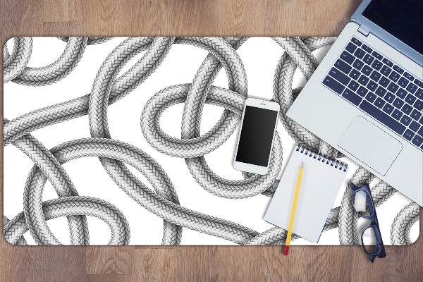 Matta skrivbord Trasslig kabel