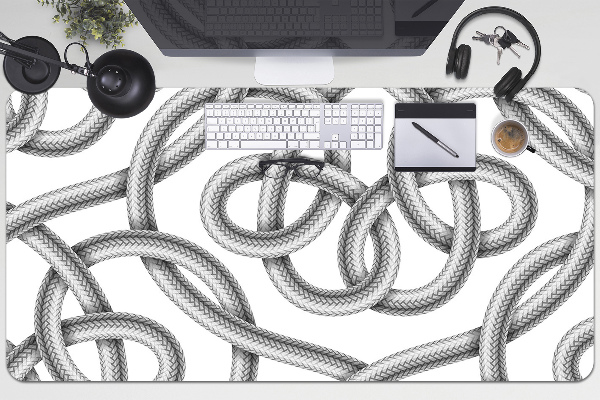 Matta skrivbord Trasslig kabel