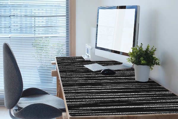 Matta skrivbord Svart projekt