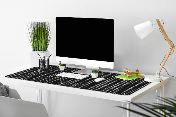 Matta skrivbord Svart projekt