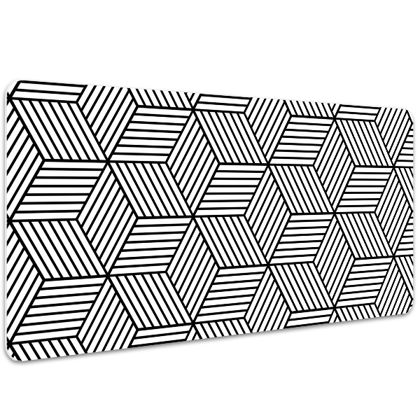 Matta skrivbord Geometriska kuber