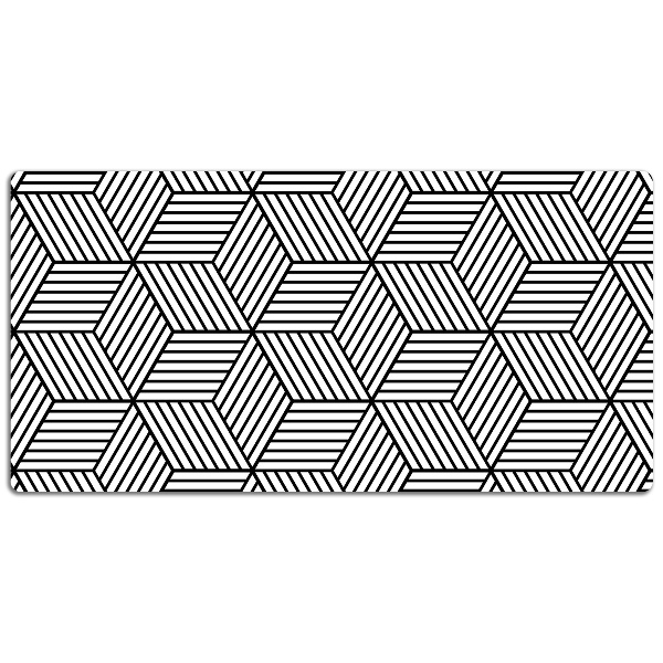 Matta skrivbord Geometriska kuber