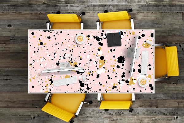 Matta skrivbord Färgfläckar