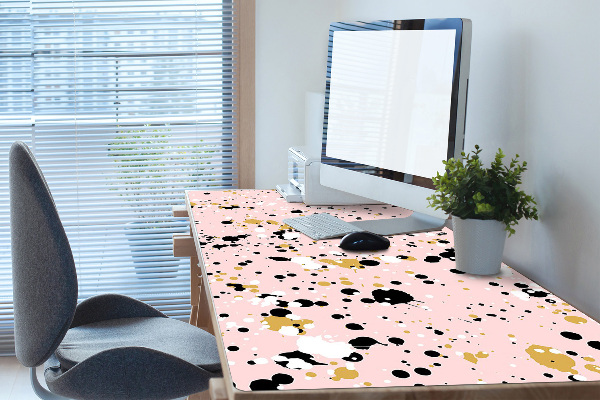 Matta skrivbord Färgfläckar