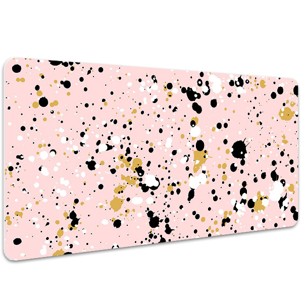 Matta skrivbord Färgfläckar