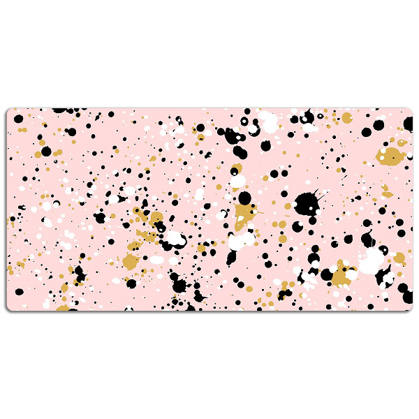 Matta skrivbord Färgfläckar
