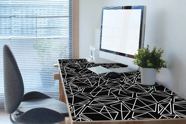 Matta skrivbord Geometriska former