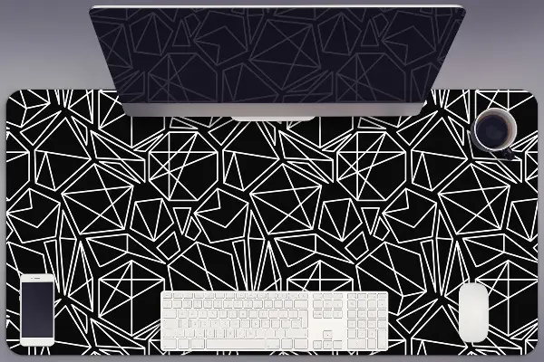 Matta skrivbord Geometriska former