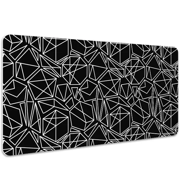 Matta skrivbord Geometriska former