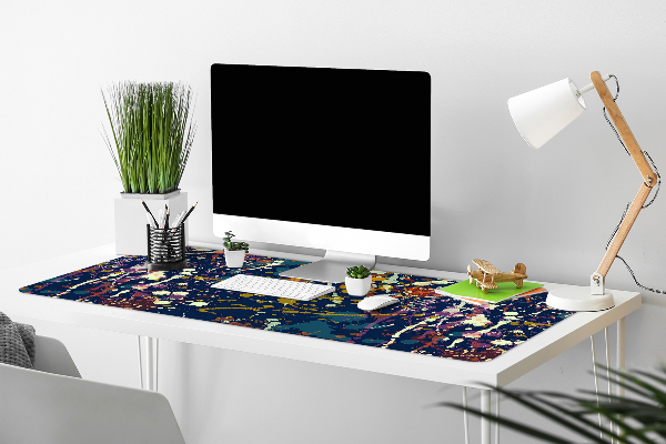 Matta skrivbord Akvarellfläckar