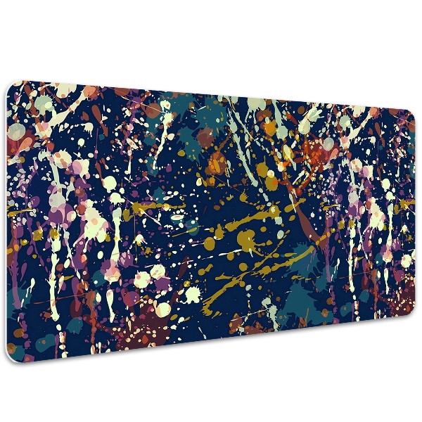 Matta skrivbord Akvarellfläckar