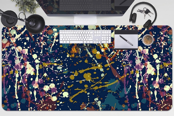 Matta skrivbord Akvarellfläckar