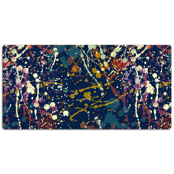 Matta skrivbord Akvarellfläckar