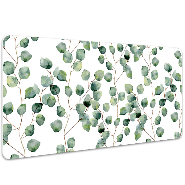 Matta skrivbord Grenar med löv