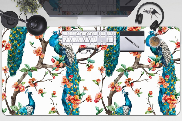 Matta skrivbord Färgglad tass