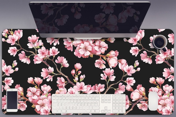 Matta skrivbord körsbärsblommor