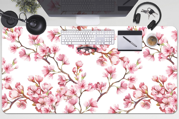 Matta skrivbord körsbärsblommor