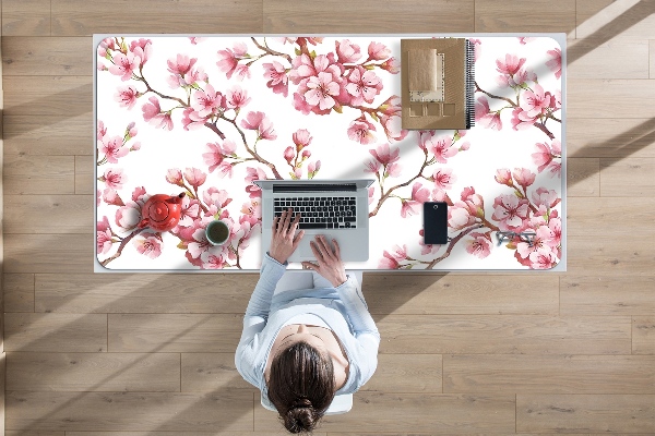 Matta skrivbord körsbärsblommor