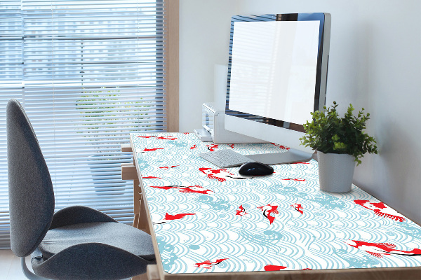 Matta skrivbord Karp koi