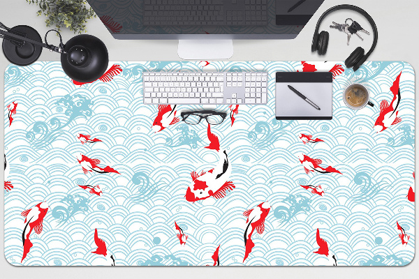 Matta skrivbord Karp koi