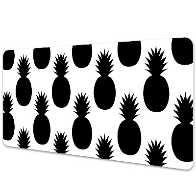 Skrivbordsunderlägg Svarta ananas