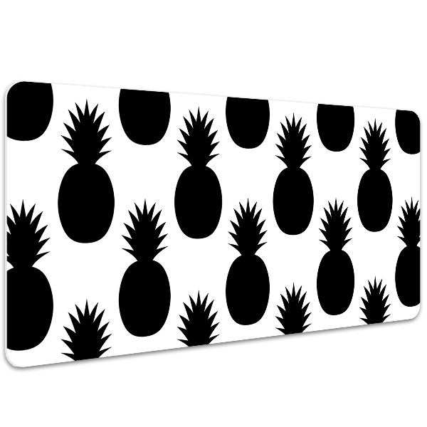Skrivbordsunderlägg Svarta ananas