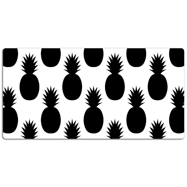 Skrivbordsunderlägg Svarta ananas