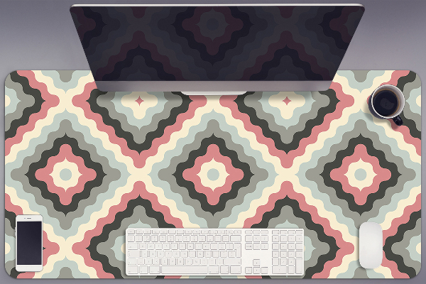 Stort skrivbordsunderlägg Retro illusion
