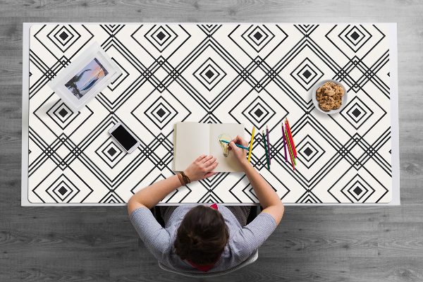 Stort skrivbordsunderlägg Geometrisk illusion