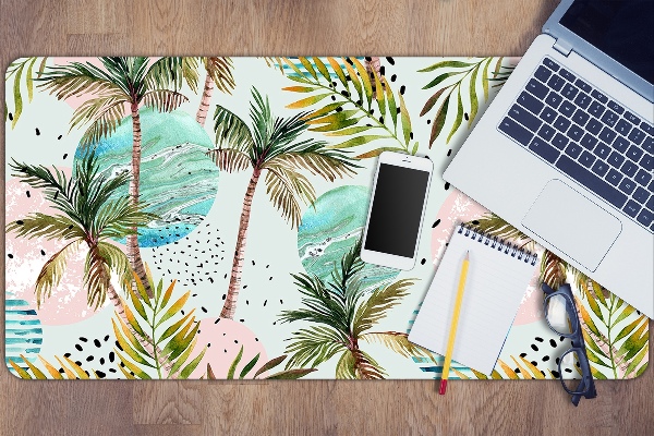 Stort skrivbordsunderlägg Hawaii Palms