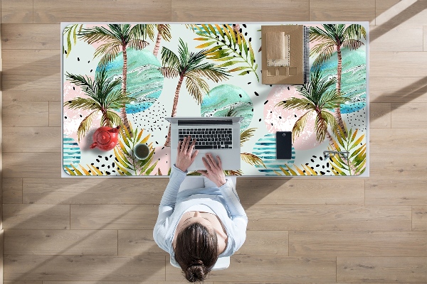 Stort skrivbordsunderlägg Hawaii Palms