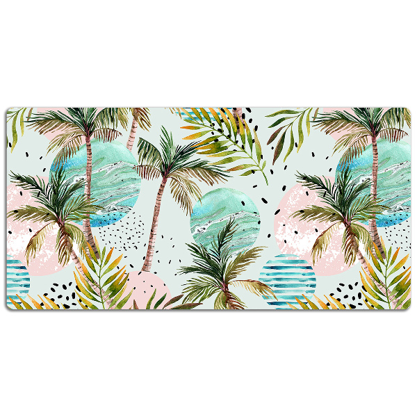 Stort skrivbordsunderlägg Hawaii Palms