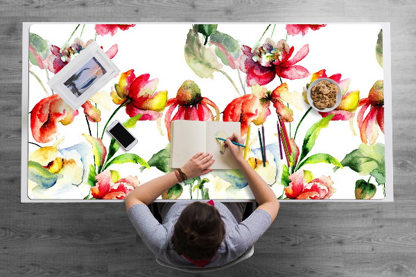 Stort skrivbordsunderlägg Vilda blommor