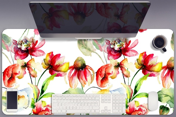 Stort skrivbordsunderlägg Vilda blommor