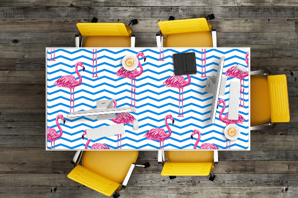 Stort skrivbordsunderlägg Flamingos