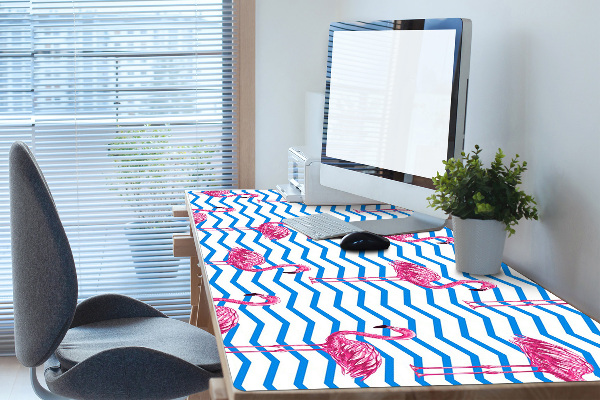 Stort skrivbordsunderlägg Flamingos